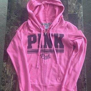 Pink zip up
